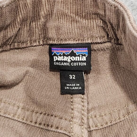 Patagonia Womens 32 Organic Cotton Everyday Cords Brown Corduroy Pants 32x28 - Picture 8 of 16